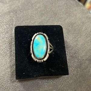 Donetdale signed Navajo Turquoise ring